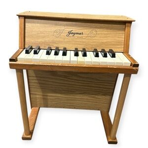 Vintage Jaymar Wooden Toy Piano 25 Keys – Classic Children’s Musical Instrument